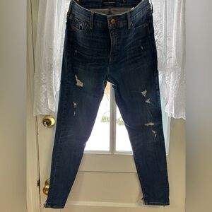 Lucky Brand Cropped Distressed Jeans